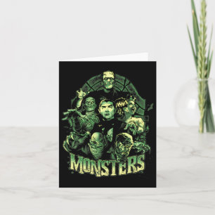 Vintage Funny Monster Mash Frankenstein Horror Mov Card