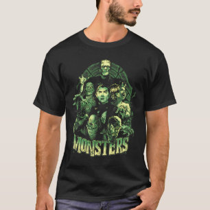 Vintage Funny Monster Mash Frankenstein Horror Mov T-Shirt