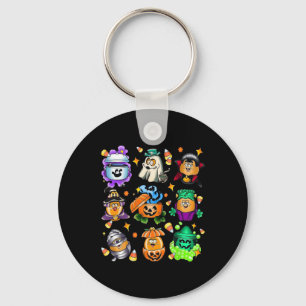 Vintage Funny Nuggets Meal Bucket Halloween Spooky Keychain