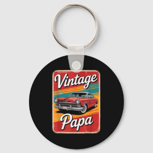 Vintage Funny Papa  Keychain