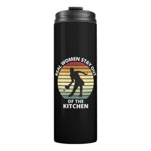 Vintage Funny Pickleball Women Thermal Tumbler