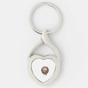 Vintage Funny Rescue Sloth Retro Humour Design 2 Keychain