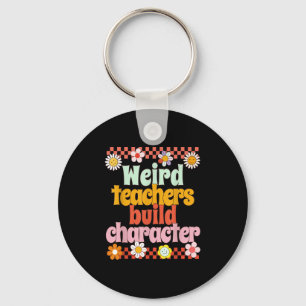 Vintage Funny Retro Motivational Teacher Retro Keychain