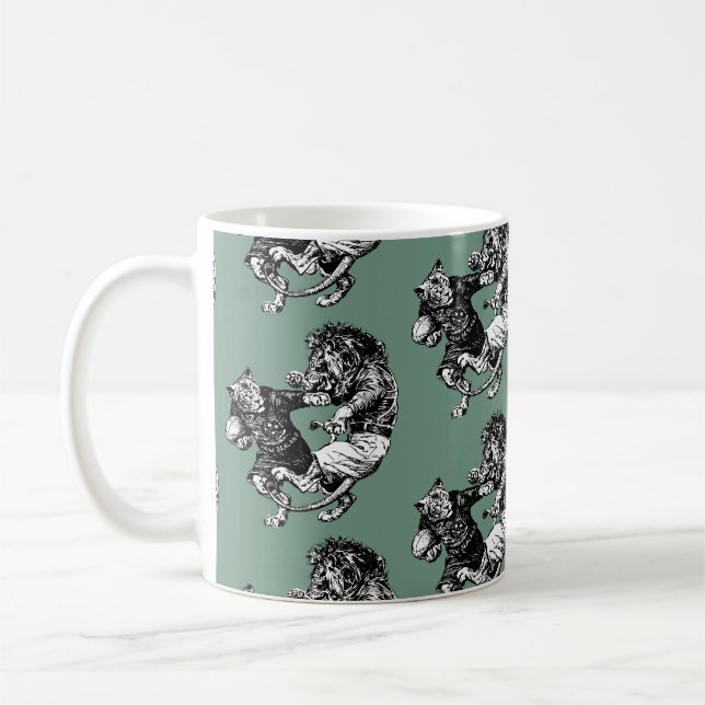 vintage funny rugby coffee mug (Left)