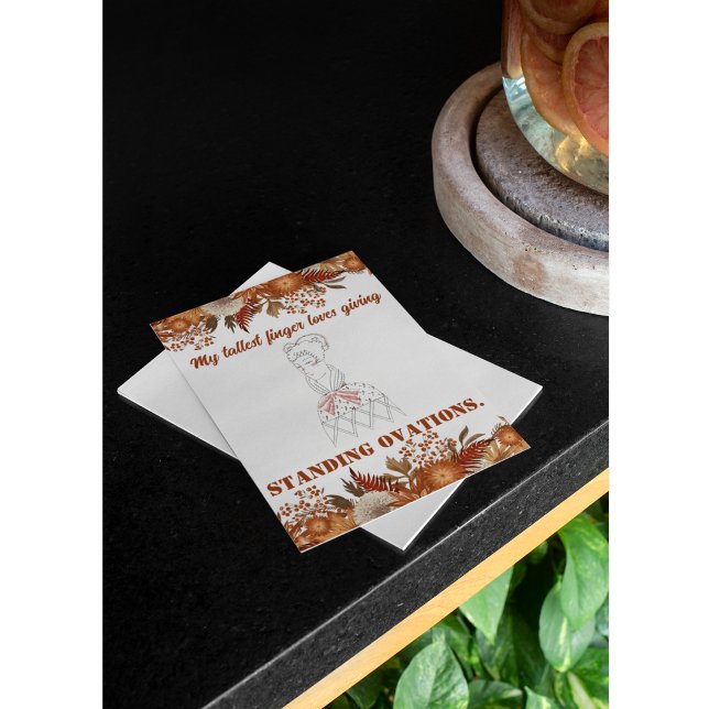 Vintage Funny Sarcastic Line Art Woman Postcard (Creator Uploaded)