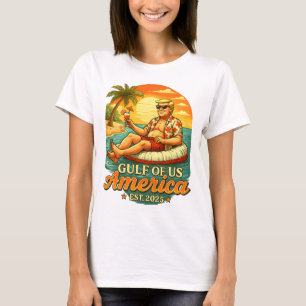 Vintage Funny Trump America's Gulf 2025 T-Shirt
