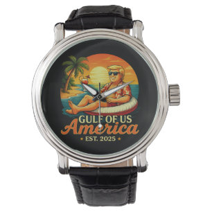 Vintage Funny Trump America's Gulf 2025 Watch