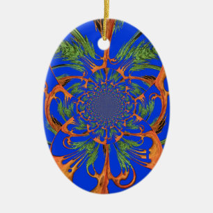 Vintage Fusion Hakuna Matata Fusion Designer Graph Ceramic Ornament