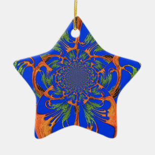 Vintage Fusion Hakuna Matata Fusion Designer Graph Ceramic Ornament
