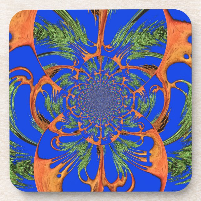 Vintage Fusion Hakuna Matata Fusion Designer Graph Coaster (Front)