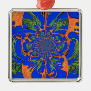 Vintage Fusion Hakuna Matata Fusion Designer Graph Metal Ornament