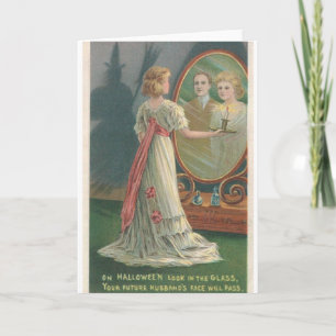 Vintage Future Husband Halloween Greeting Card