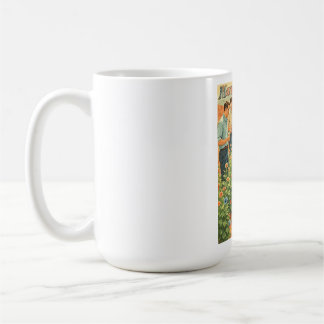 Vintage Futuristic Mars Garden Scene  Coffee Mug
