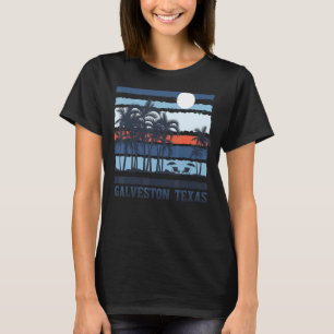 Vintage Galveston Texas Summer Travel 80s Beach So T-Shirt