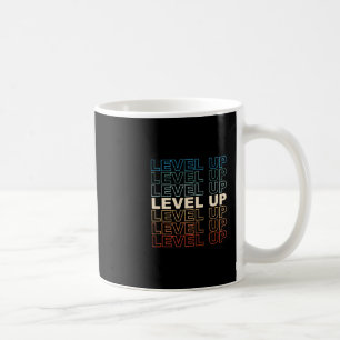 Vintage Gamer Level Up Video Game Lover Retro Gami Coffee Mug