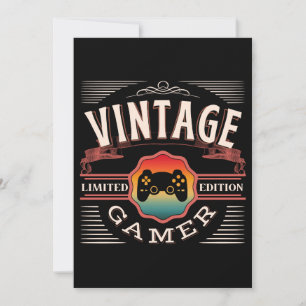 VINTAGE GAMER LIMITED EDITION HOLIDAY CARD