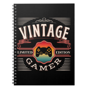 VINTAGE GAMER LIMITED EDITION NOTEBOOK
