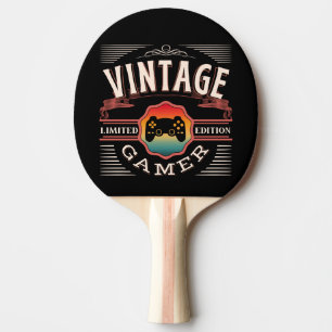 VINTAGE GAMER LIMITED EDITION  PING PONG PADDLE