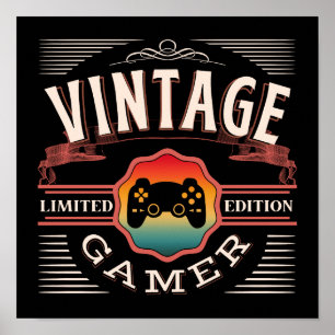 VINTAGE GAMER LIMITED EDITION POSTER