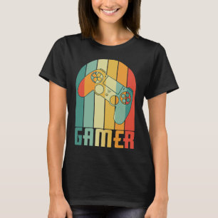 Vintage Gamer Video Game Lover Funny Retro Gaming T-Shirt