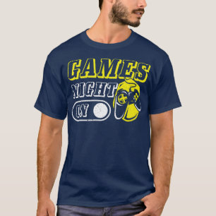Vintage Games Night On Board Gamer Board Player Gi T-Shirt