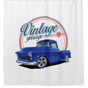 Vintage Garage In Blue
