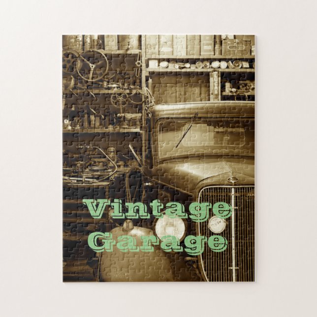 Vintage Garage Jigsaw Puzzle (Vertical)