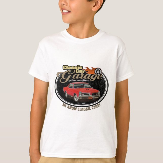 Vintage Garage with GTO T-Shirt (Front)