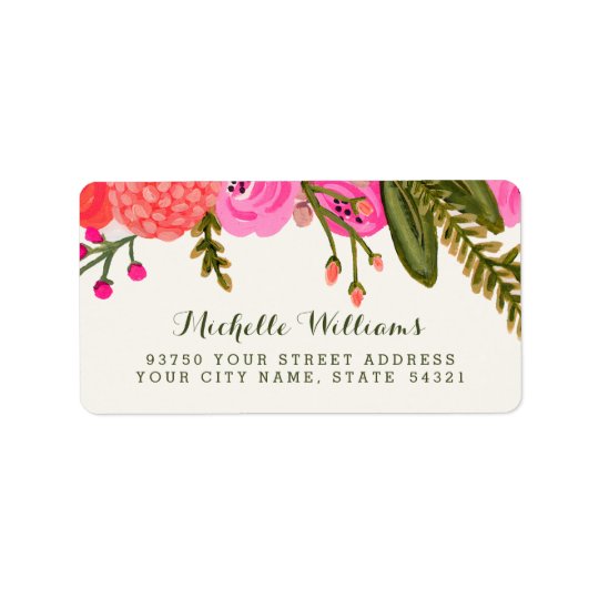 Vintage Garden Address Labels