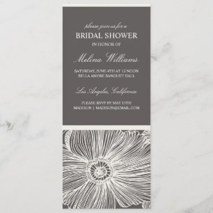 VINTAGE GARDEN BRIDAL SHOWER INVITATION
