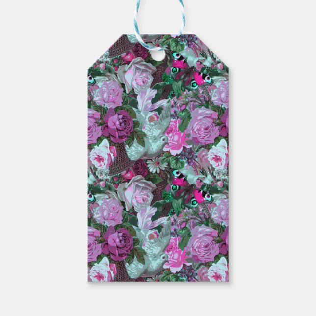 Vintage garden Gift Tag (Front)