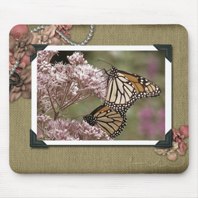 Vintage Garden Mouse Pad (Front)