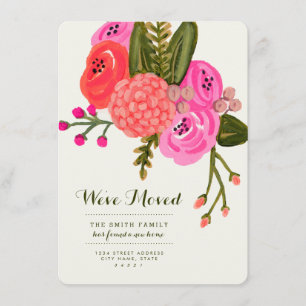 Vintage Garden Moving Announcements