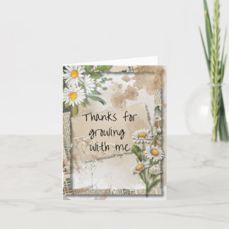 Vintage Garden Style Mother's Day Card