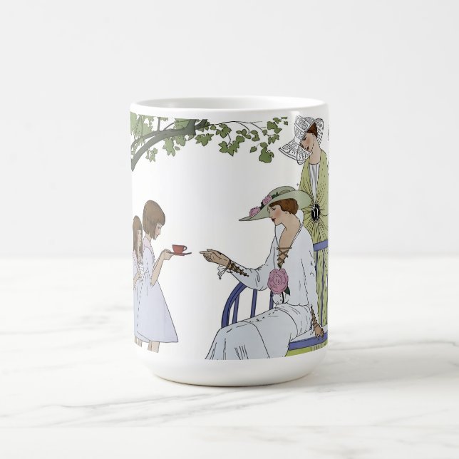 Vintage Garden Tea Party  Coffee Mug (Center)
