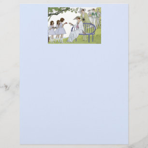 Vintage Garden Tea Party  Letterhead