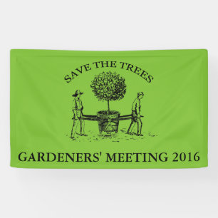 Vintage Gardeners Meeting custom Banner 1