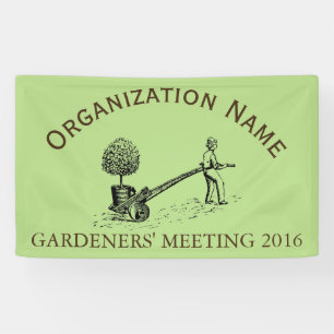 Vintage Gardeners Meeting customizable Banner 4