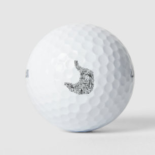 Vintage Gastroenterology - gastroenterologist gift Golf Balls