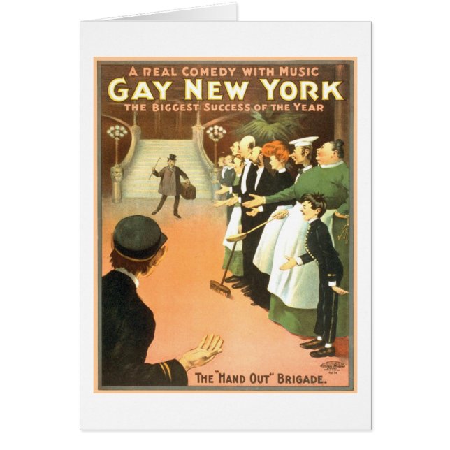 Vintage Gay New York Theatre Poster (Front)