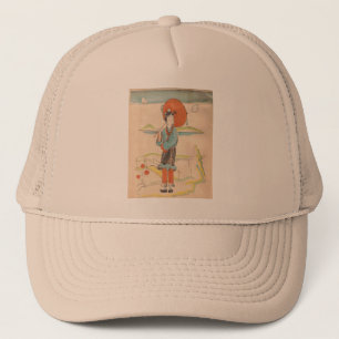 Vintage Geisha Trucker Hat