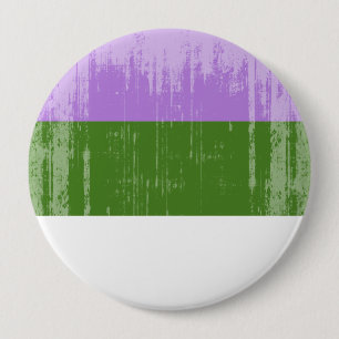 Vintage Genderqueer Pride 4 Inch Round Button