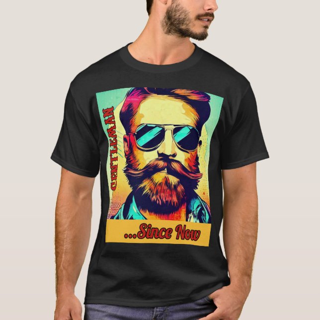 Vintage Gentleman Portrait Tee (Front)