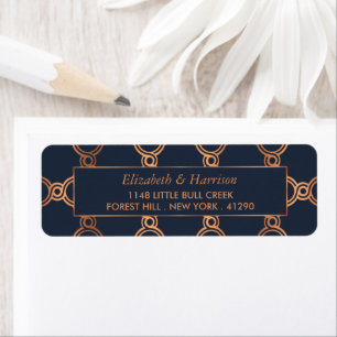 Vintage Geometric Art Deco Gatsby Wedding