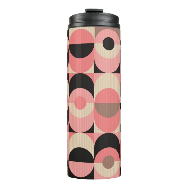 Vintage Geometric: Classic Seamless Pattern Thermal Tumbler (Front)