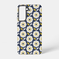 Vintage Geometric Flower Pattern