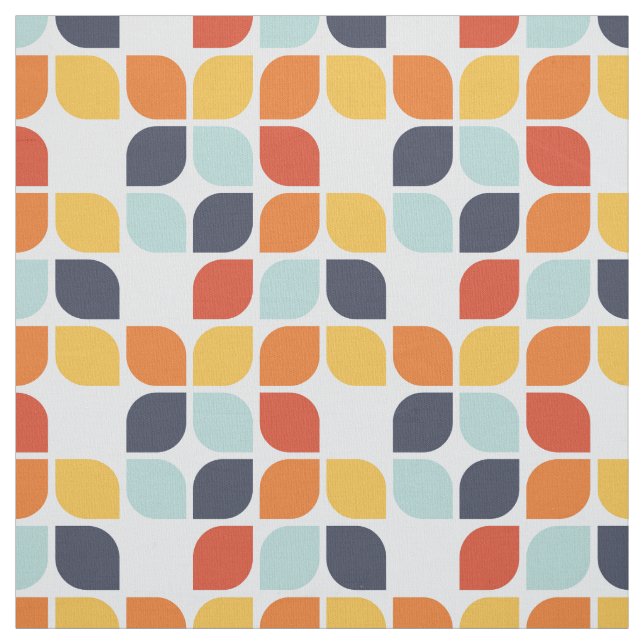 Vintage Geometric Pattern Fabric (Swatch)