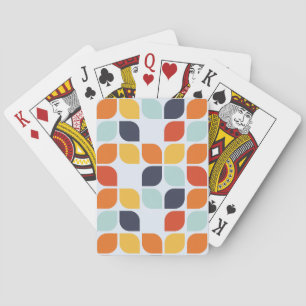 Vintage Geometric Pattern Playing Cards