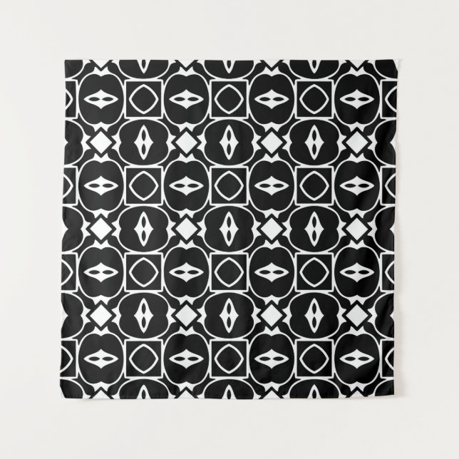 Vintage geometric pattern. Repeating elements styl Tapestry (Front)