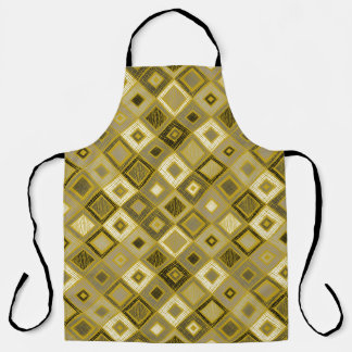 Vintage geometric rhombus, seamless pattern. apron